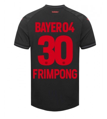 Bayer Leverkusen Jeremie Frimpong #30 Hemmatröja 2023-24 Kortärmad